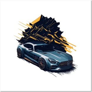 Mercedes-AMG GT Classic Car Posters and Art